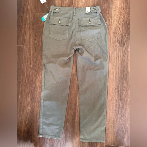 Women’s Olive Green Gracell Pants size 26 waist - Picture 3 of 5